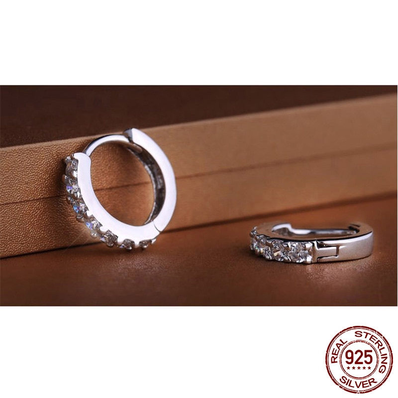 Classic 925 Sterling Silver Drop Earrings for Women