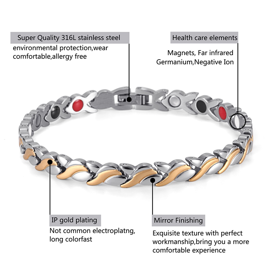 Women's Braid Magnetic Slim Bracelet